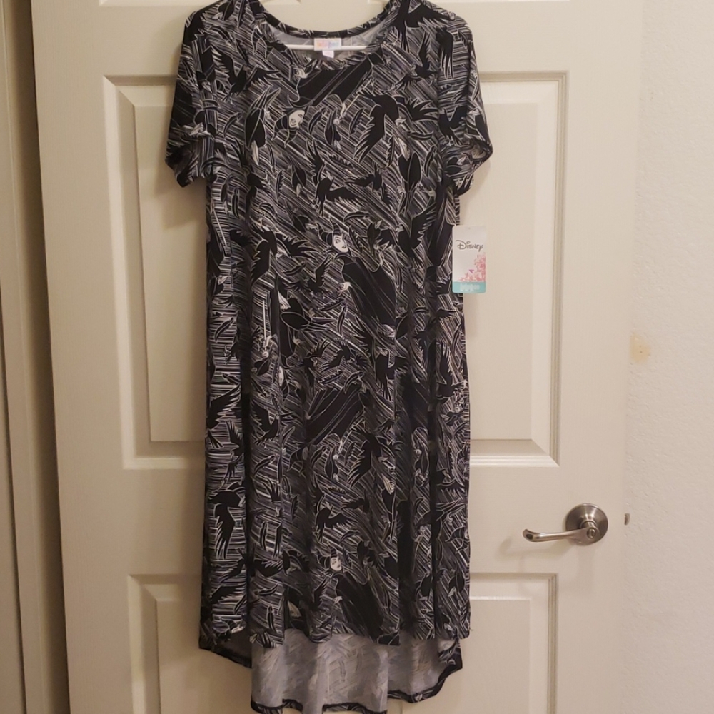 NWT Lularoe Disney Villain Maleficent Carly Dress